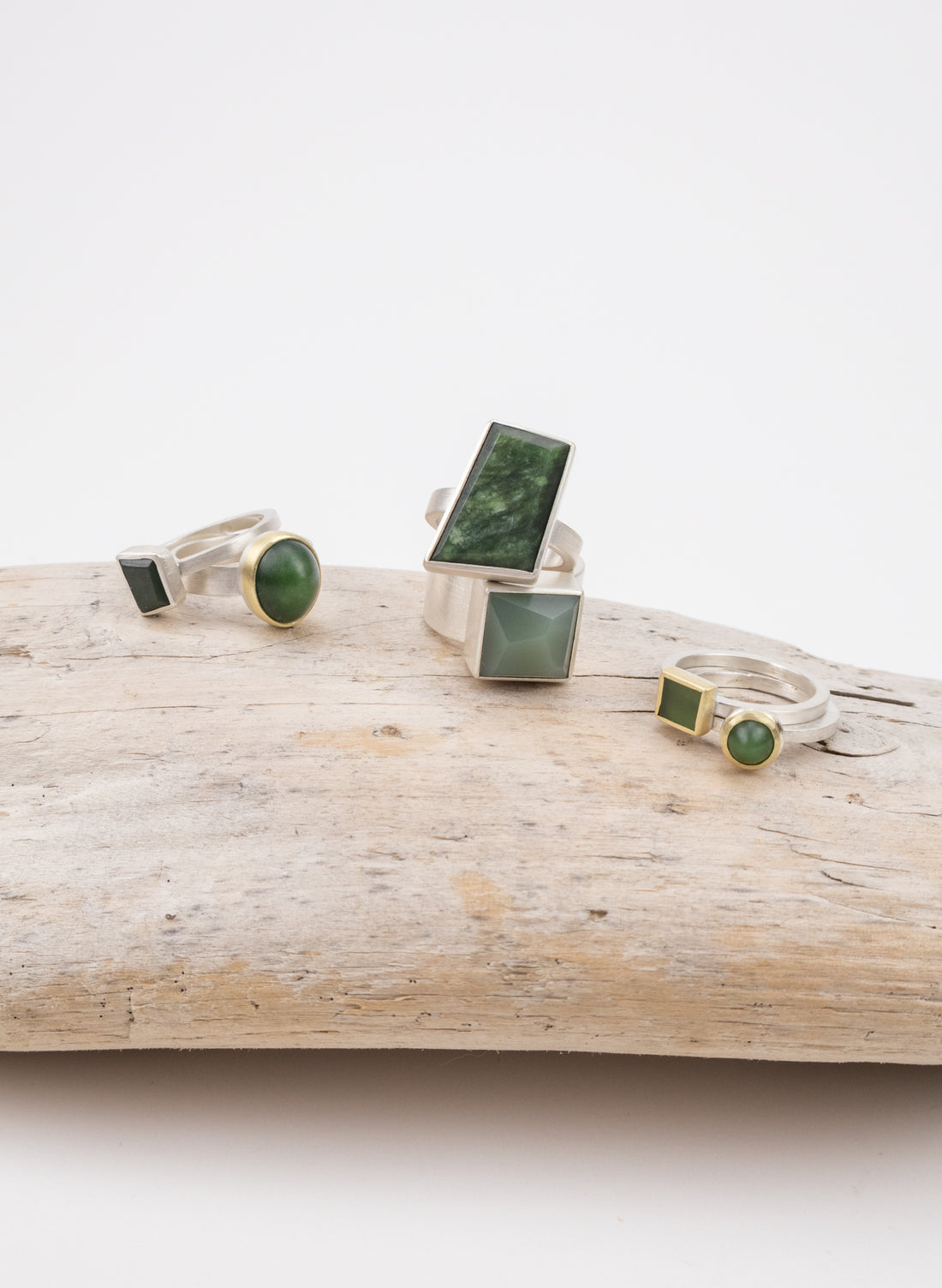 Dual Gold Pounamu Ring