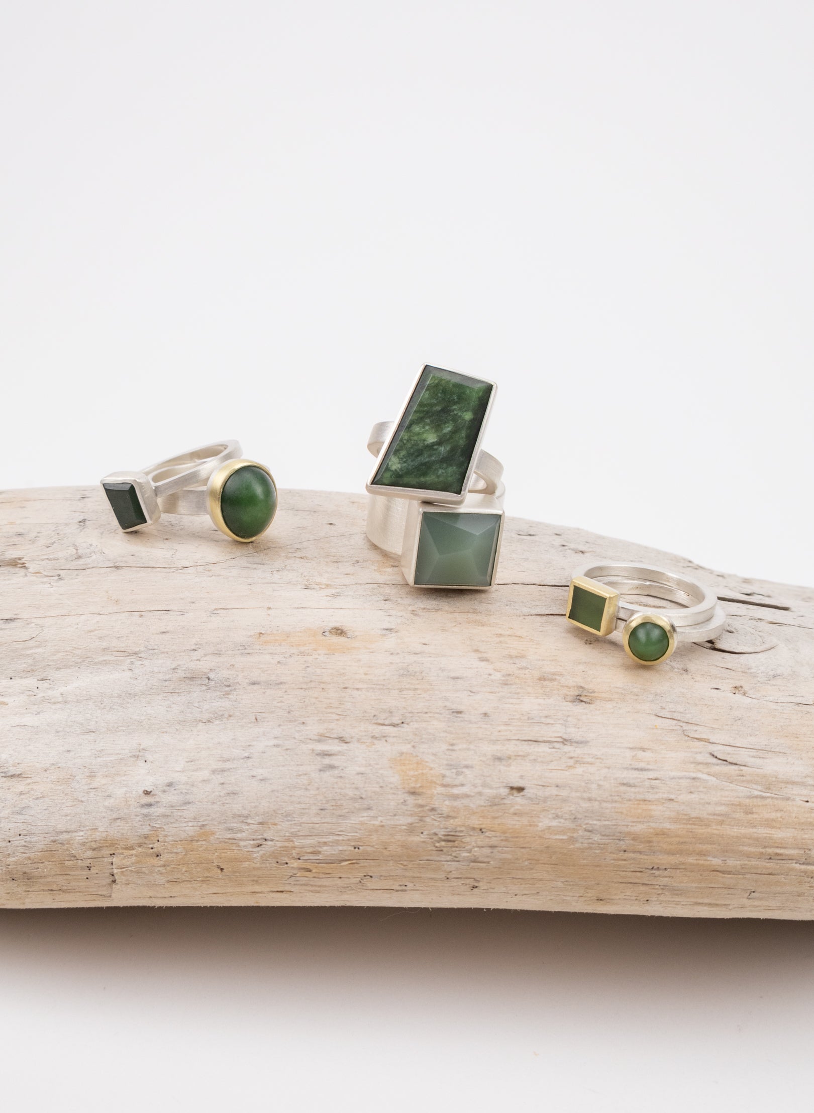 Dual Gold Pounamu Ring