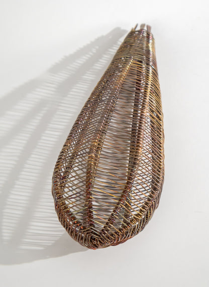 Large Copper Pod Sculpture