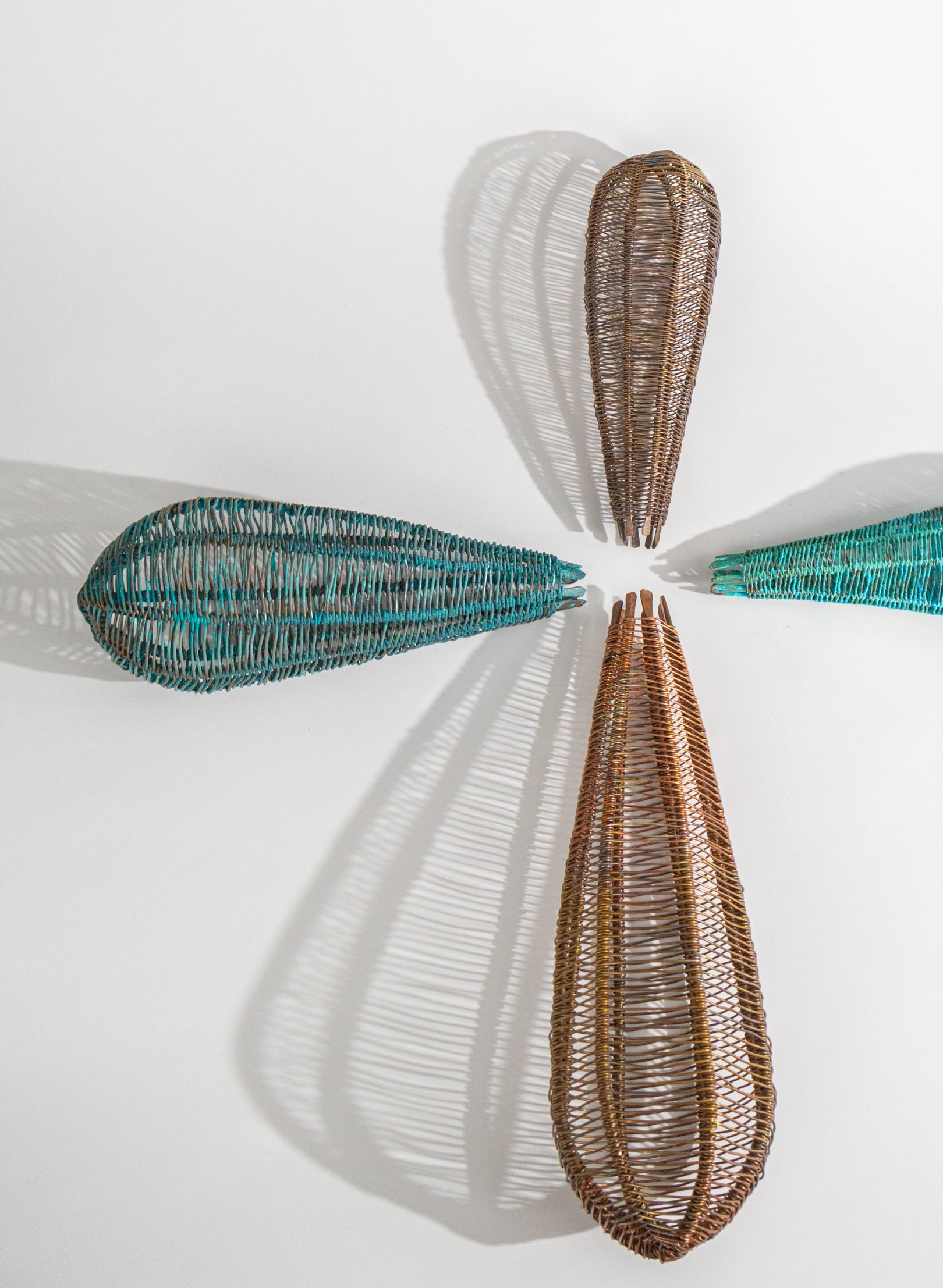 Small Copper Pod Sculpture