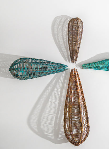 Small Copper Pod Sculpture