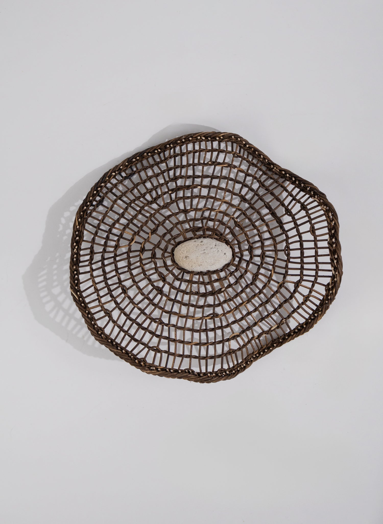 Woven Reed, Iron Pigment and Pumice Tide Catcher
