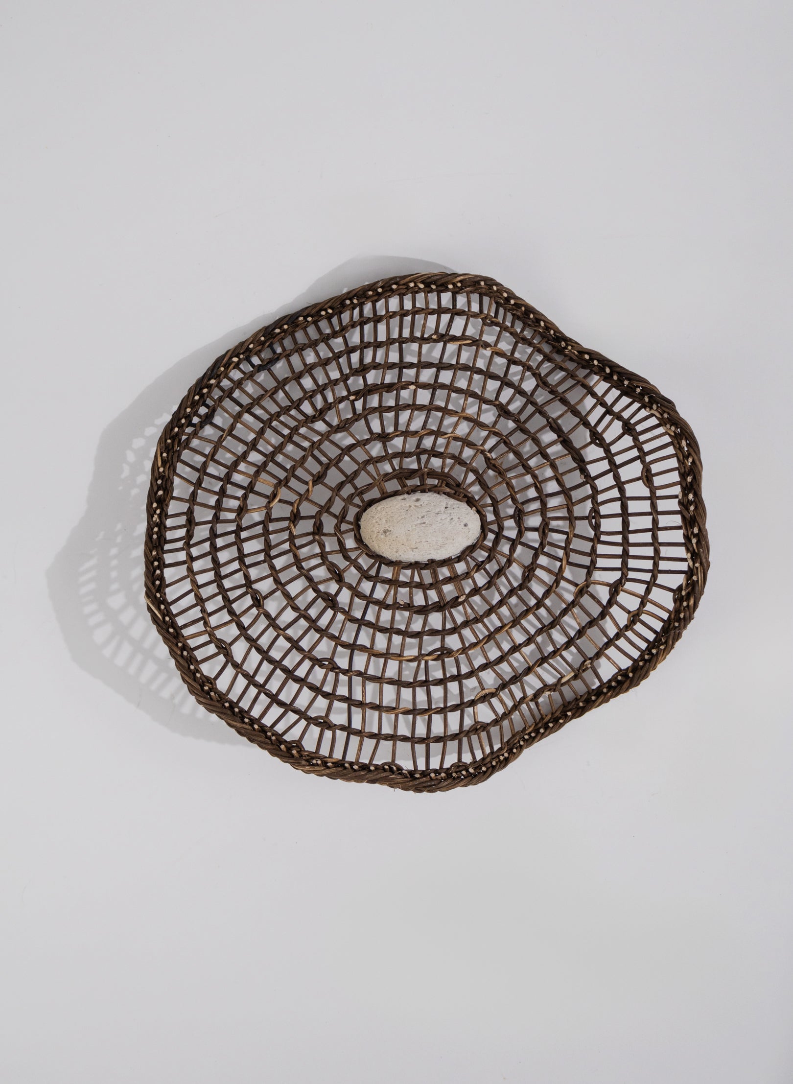Woven Reed, Iron Pigment and Pumice Tide Catcher