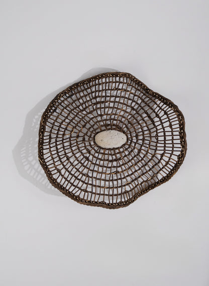 Woven Reed, Iron Pigment and Pumice Tide Catcher