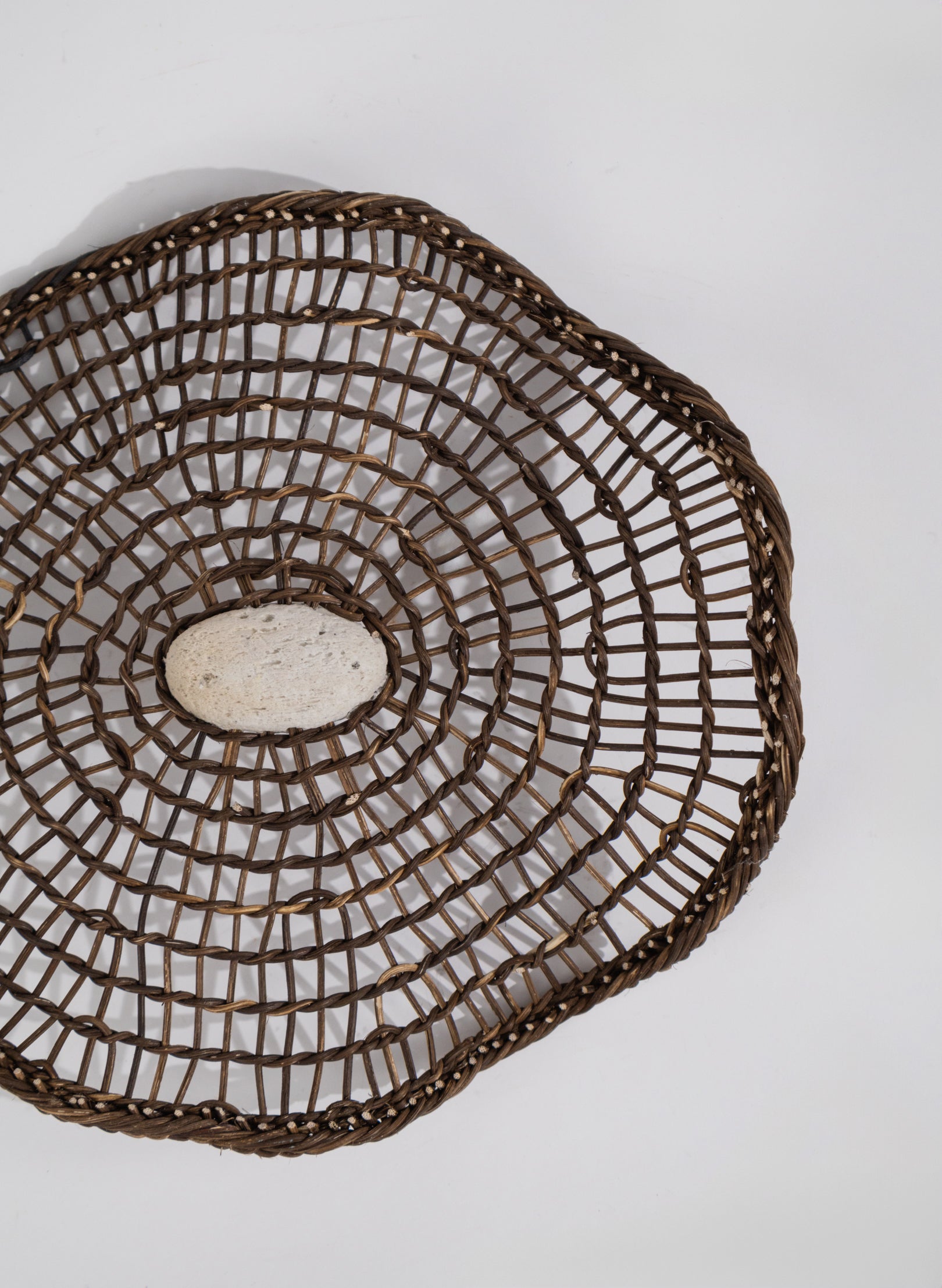 Woven Reed, Iron Pigment and Pumice Tide Catcher