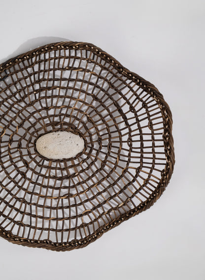 Woven Reed, Iron Pigment and Pumice Tide Catcher