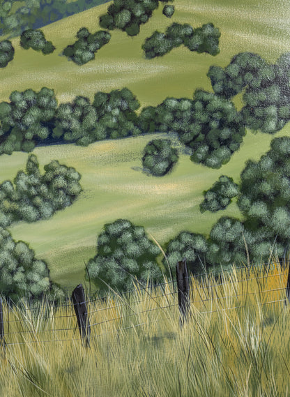 Farmers Fence - Original Painting