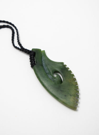 Pounamu Hei Matau Pendant