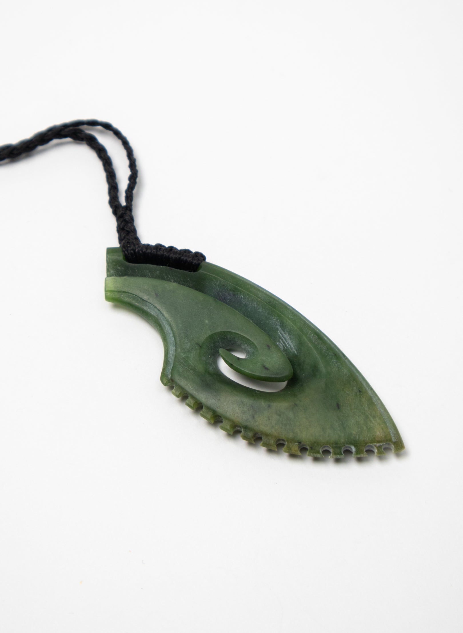 Pounamu Hei Matau Pendant
