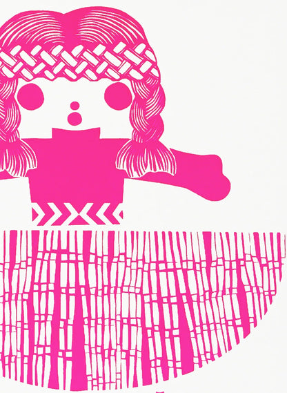 Mini Celebration Rua | Pink - Screen Print