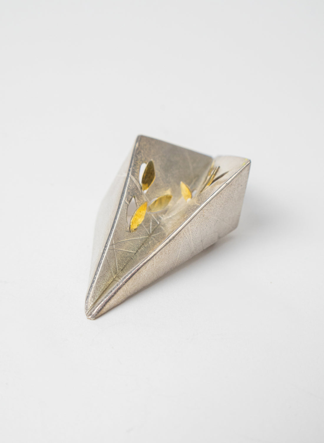 Origami Sakura (Cherry Blossom) Cutout Brooch