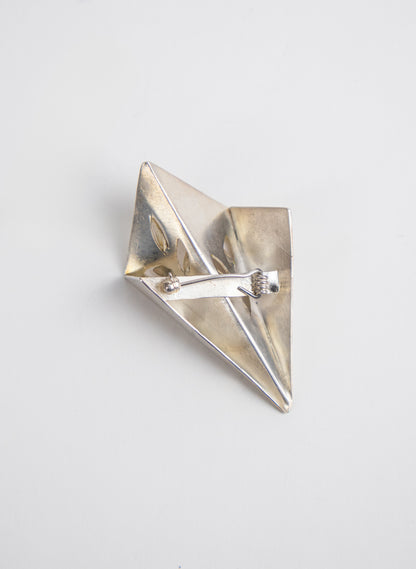 Origami Sakura (Cherry Blossom) Cutout Brooch