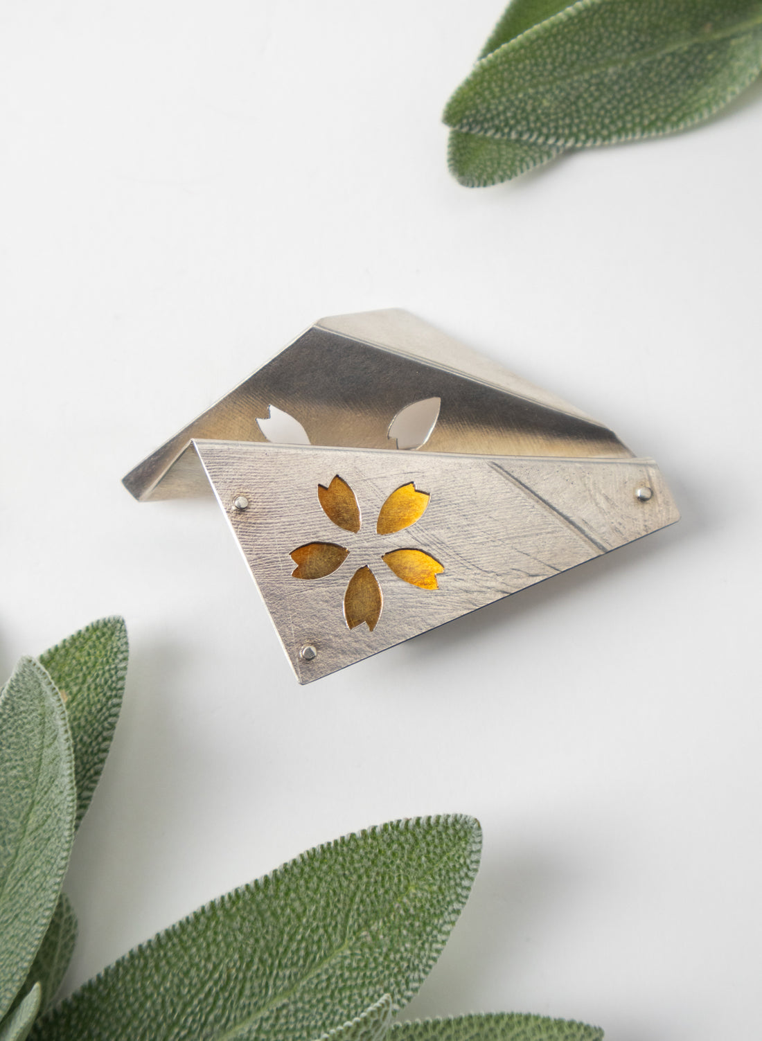 Origami Blossom Brooch
