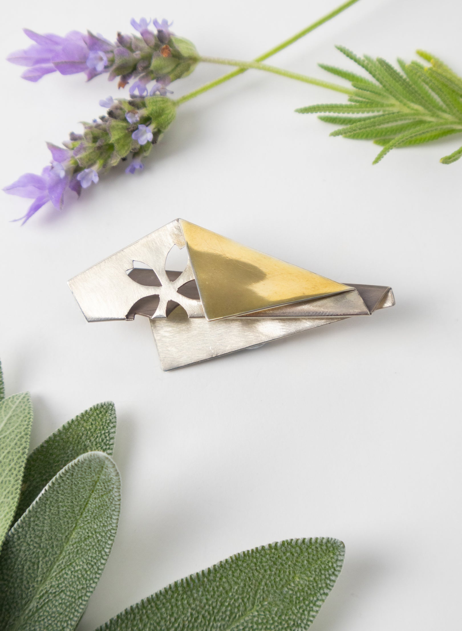 Origami Blossom Brooch