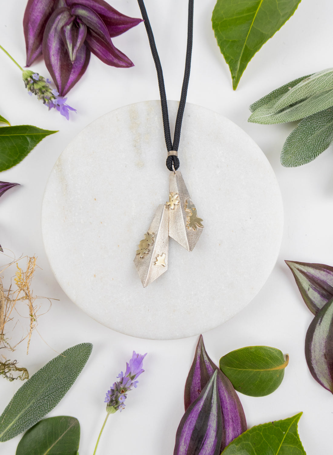Double Fan Pendant