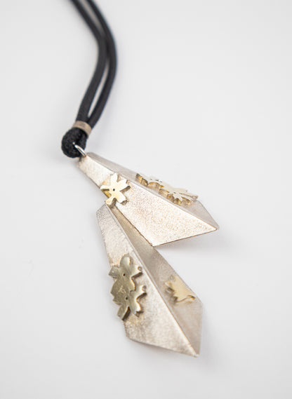 Double Fan Pendant