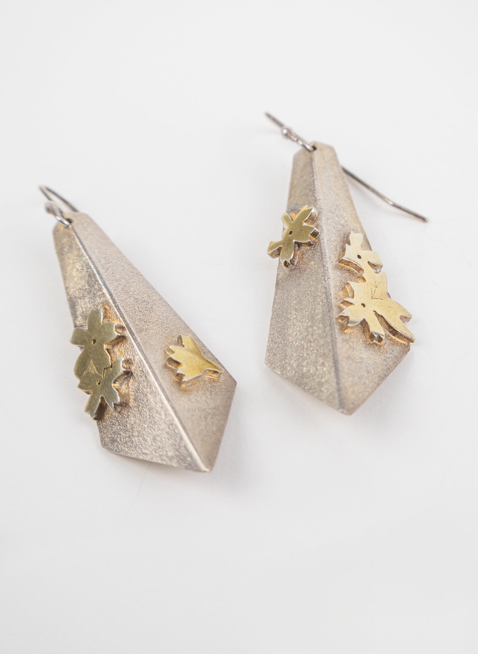 Gold Fan Earrings