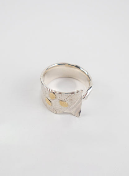 Kimono Leaf Ring