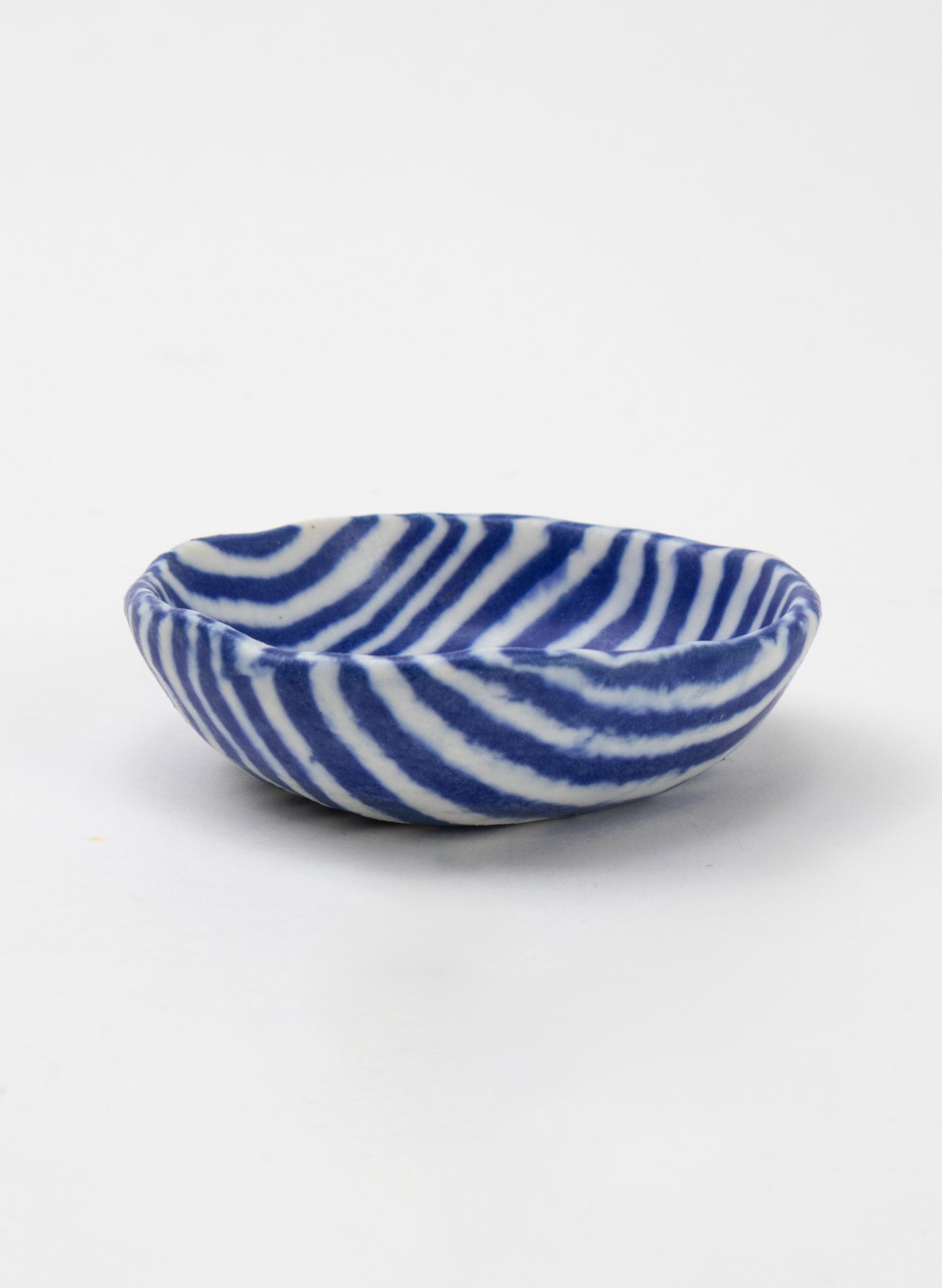 Nerikomi Petite Ring Bowl - Dark Blue