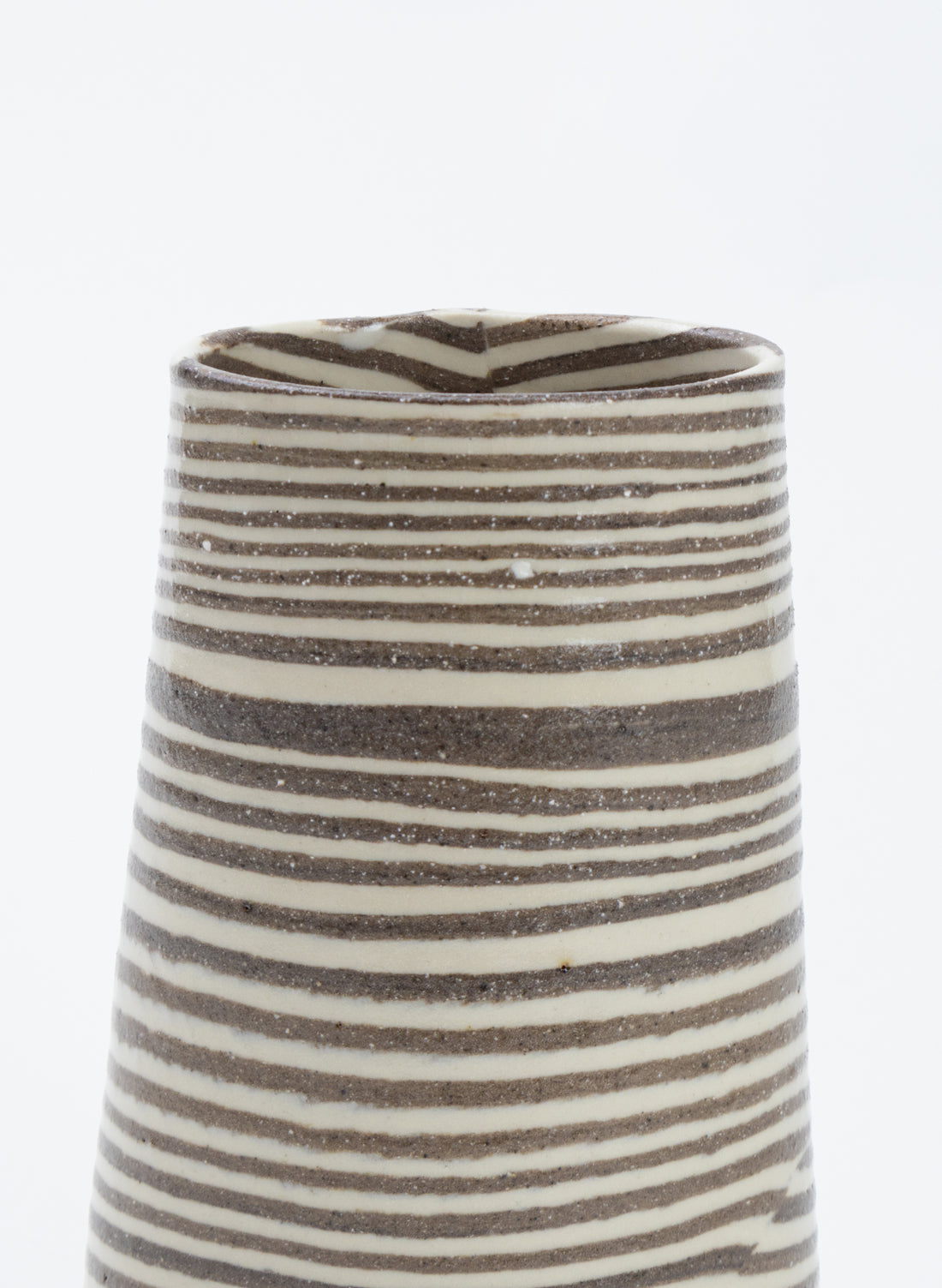 Nerikomi Large Vase - Naturals /  Brown