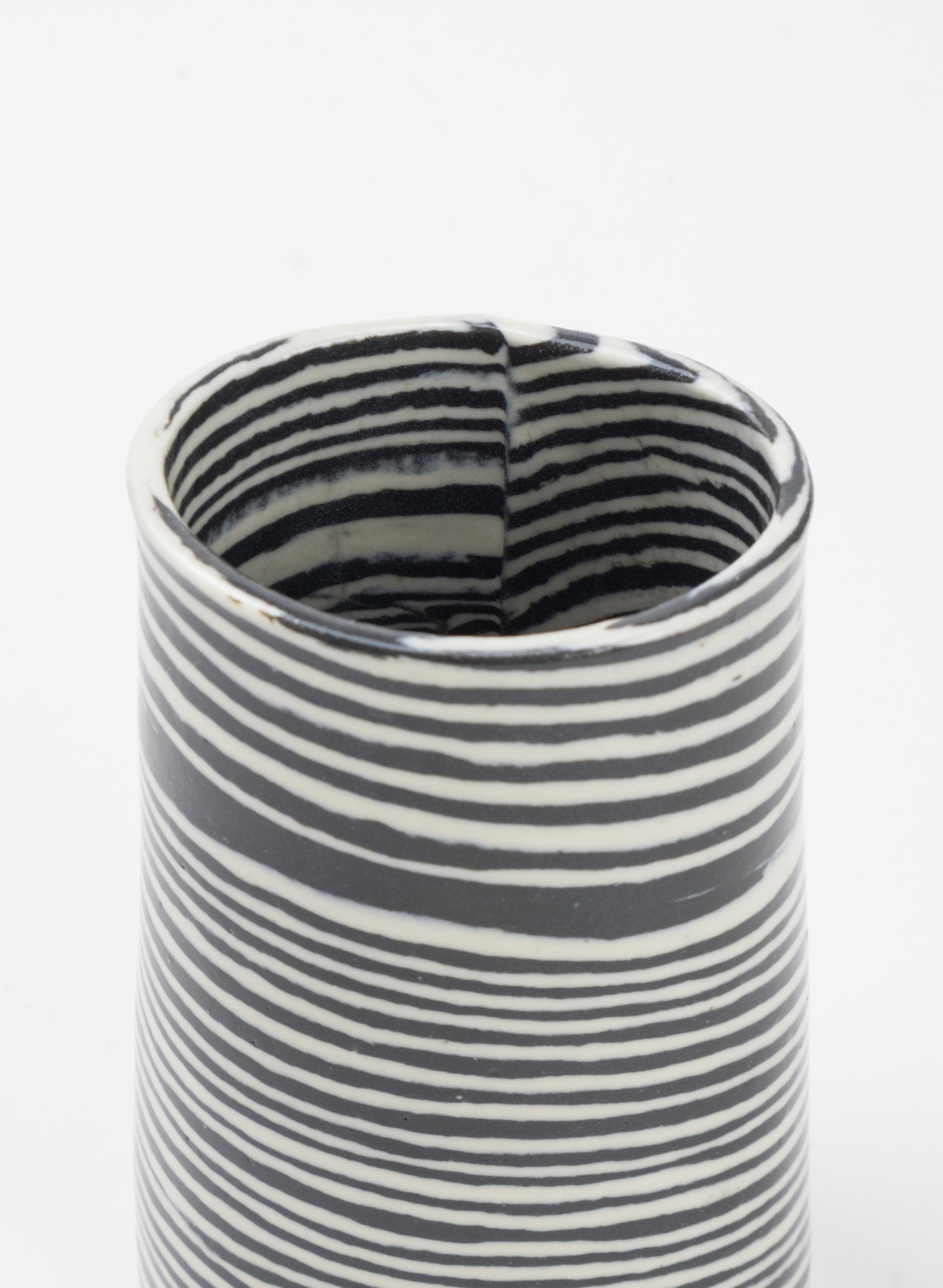 Nerikomi Medium Vase - Black