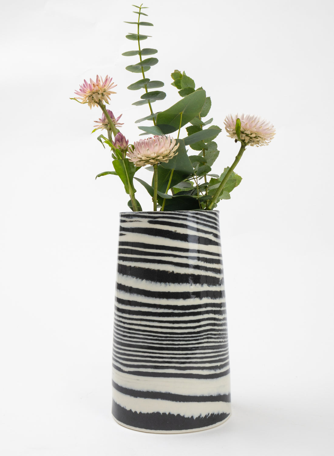 Nerikomi Large Vase - Black