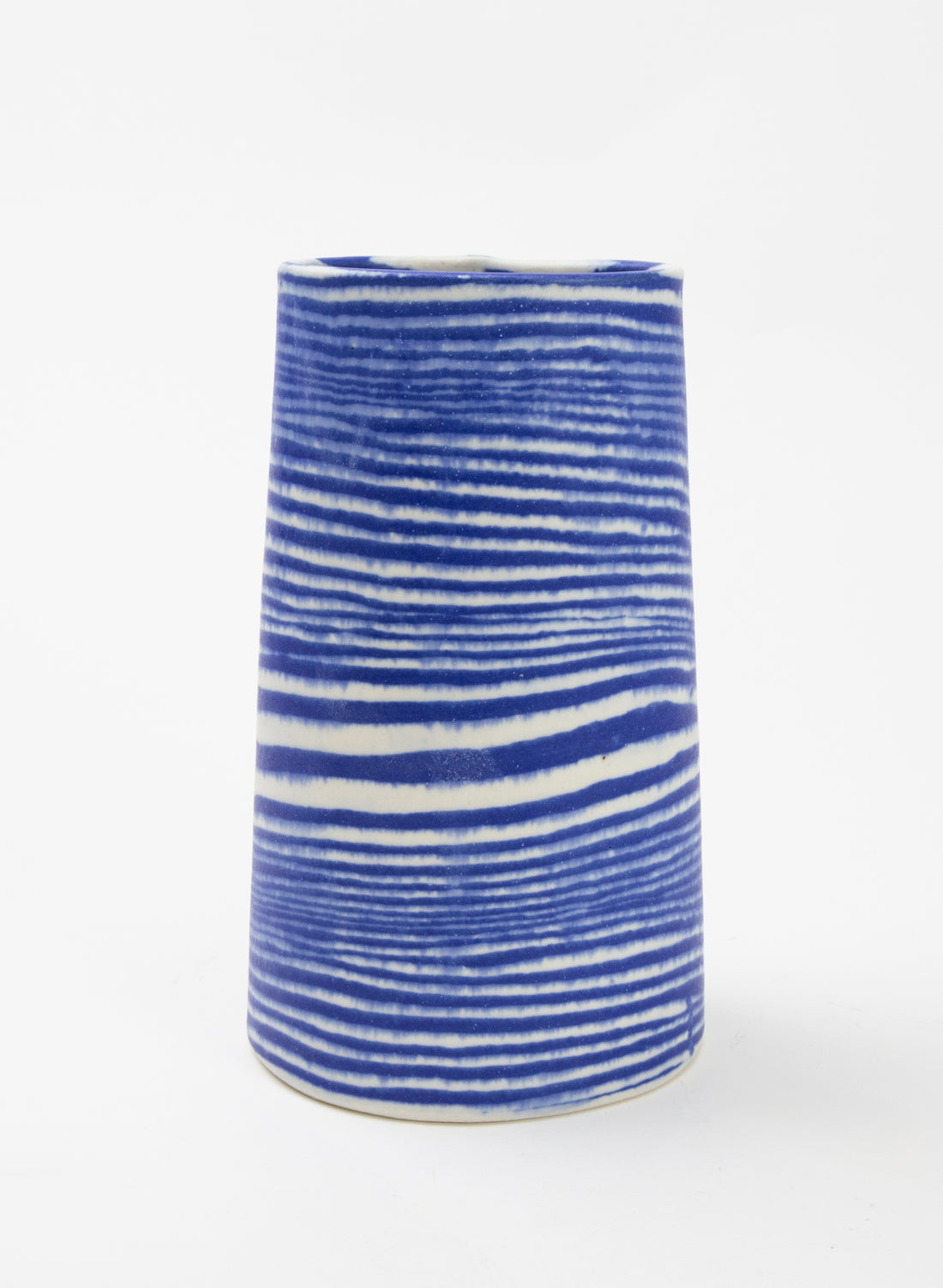 Nerikomi Large Vase - Dark Blue