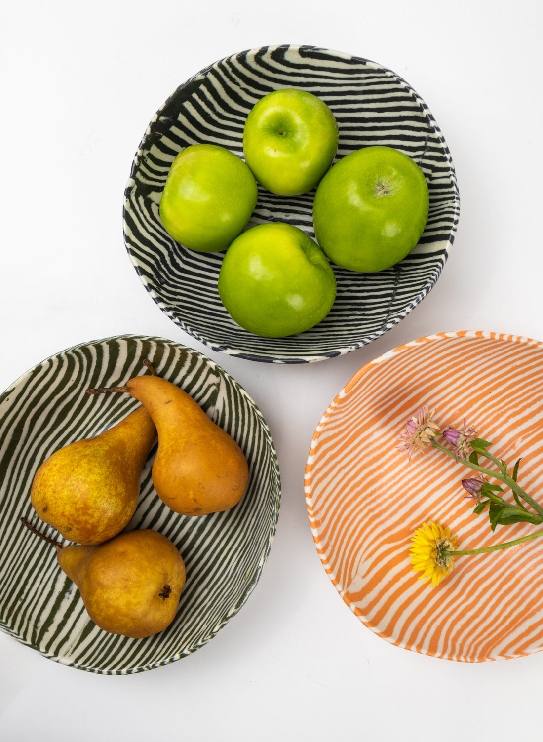 Nerikomi Medium Salad Bowl - Dark Green