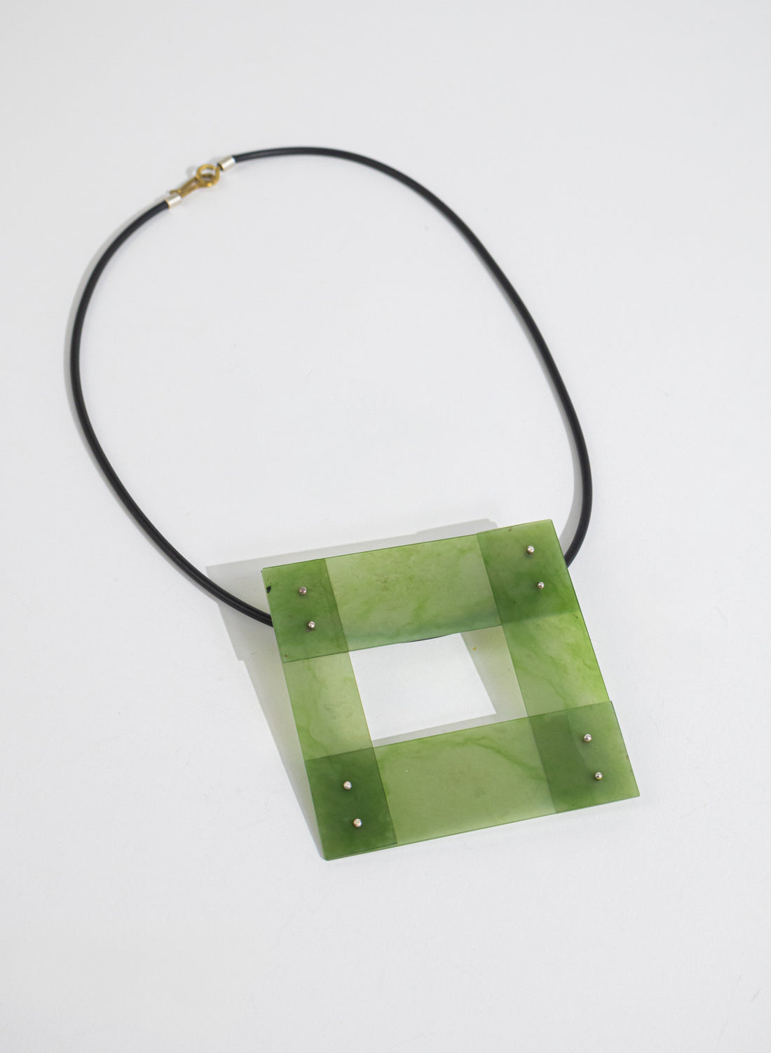 NZ Pounamu Necklace - Sterling Silver