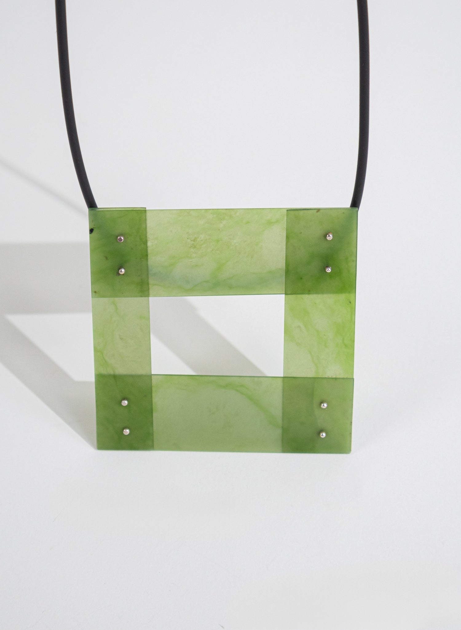 NZ Pounamu Necklace - Sterling Silver