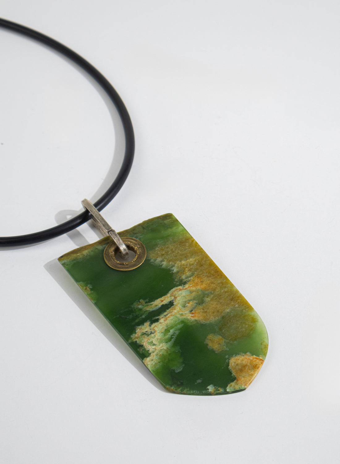 NZ Pounamu Necklace - Sterling Silver