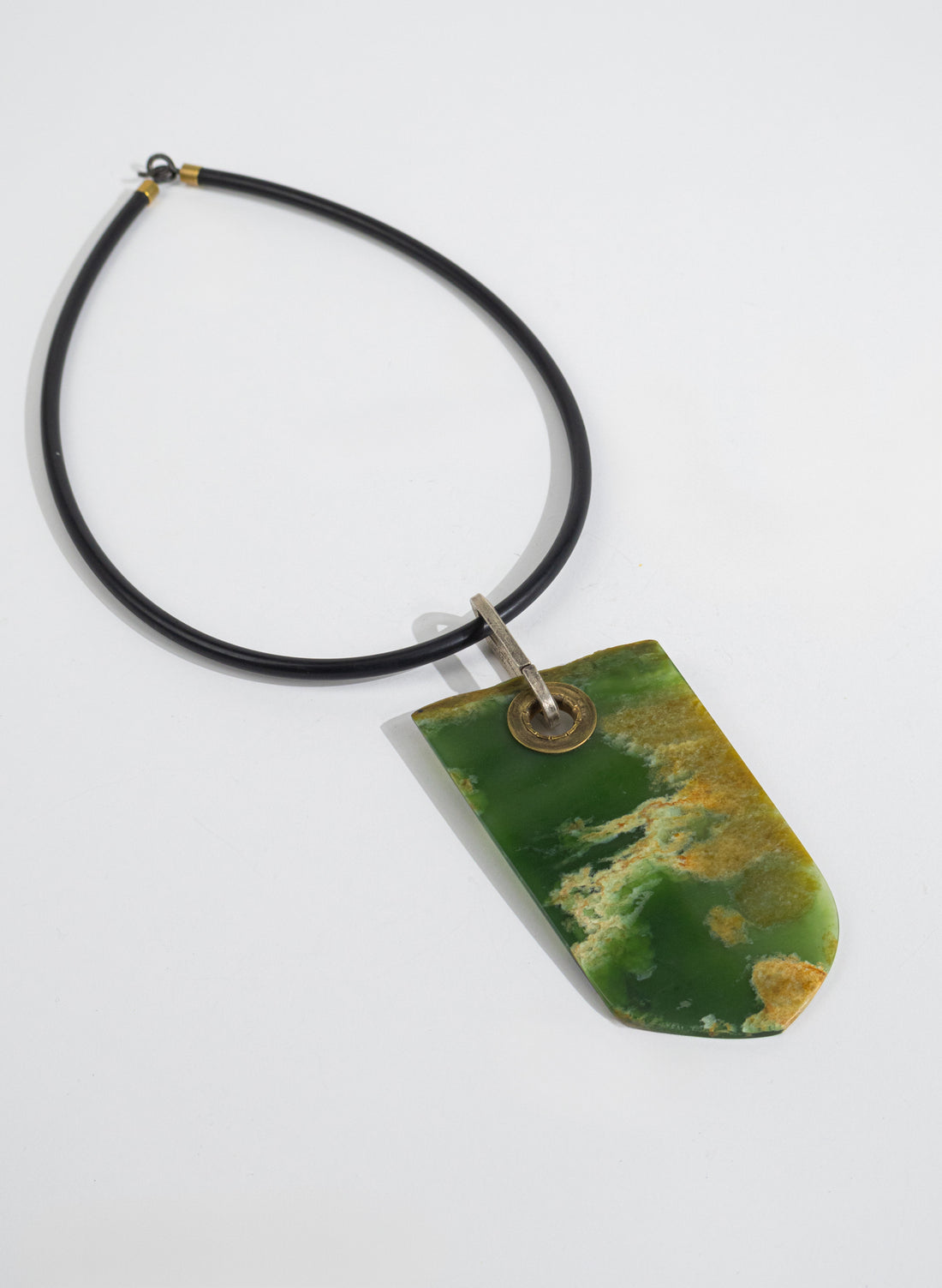 NZ Pounamu Necklace - Sterling Silver