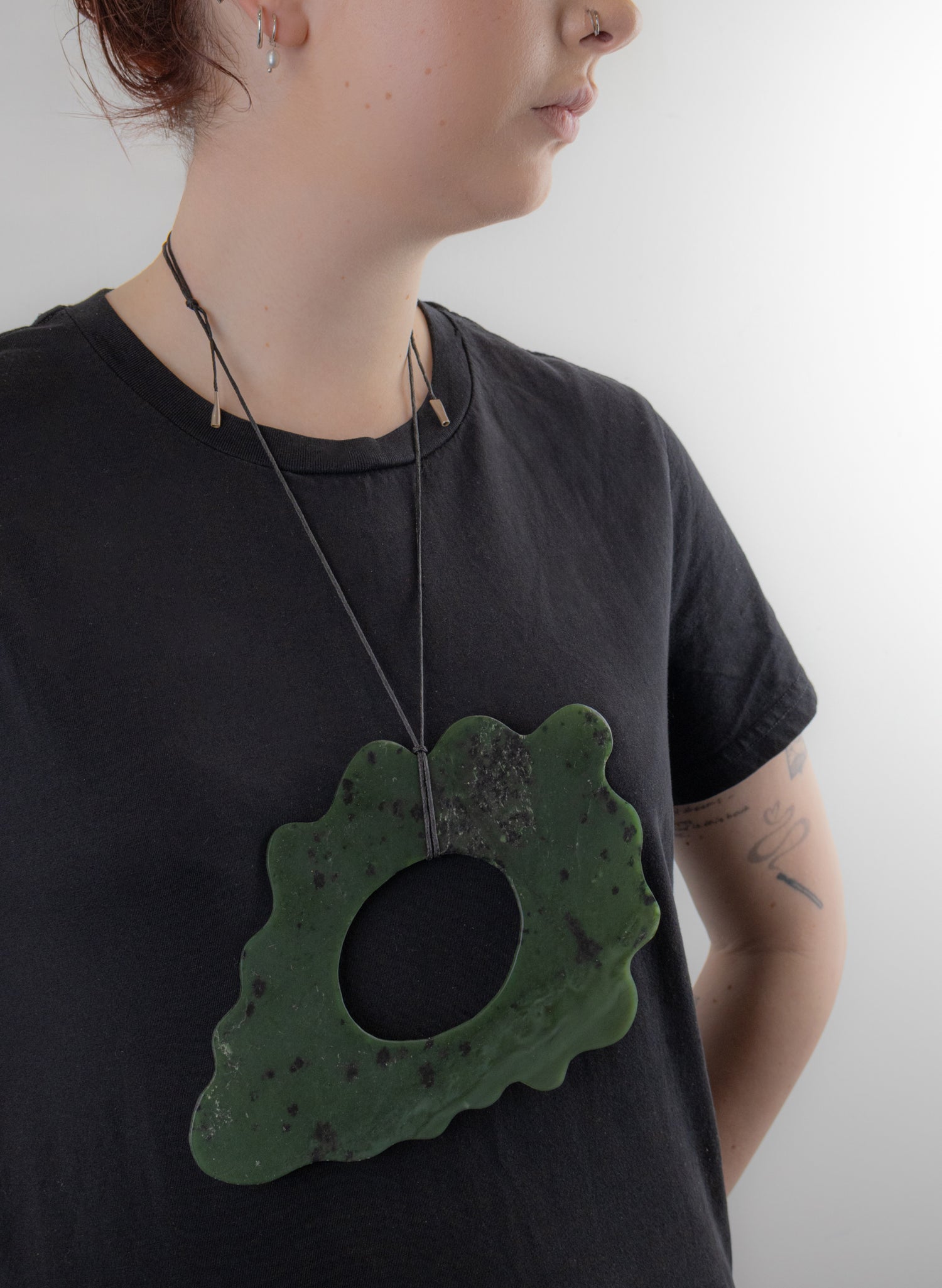 NZ Pounamu Necklace - Sterling Silver