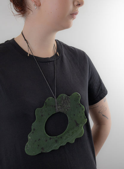 NZ Pounamu Necklace - Sterling Silver