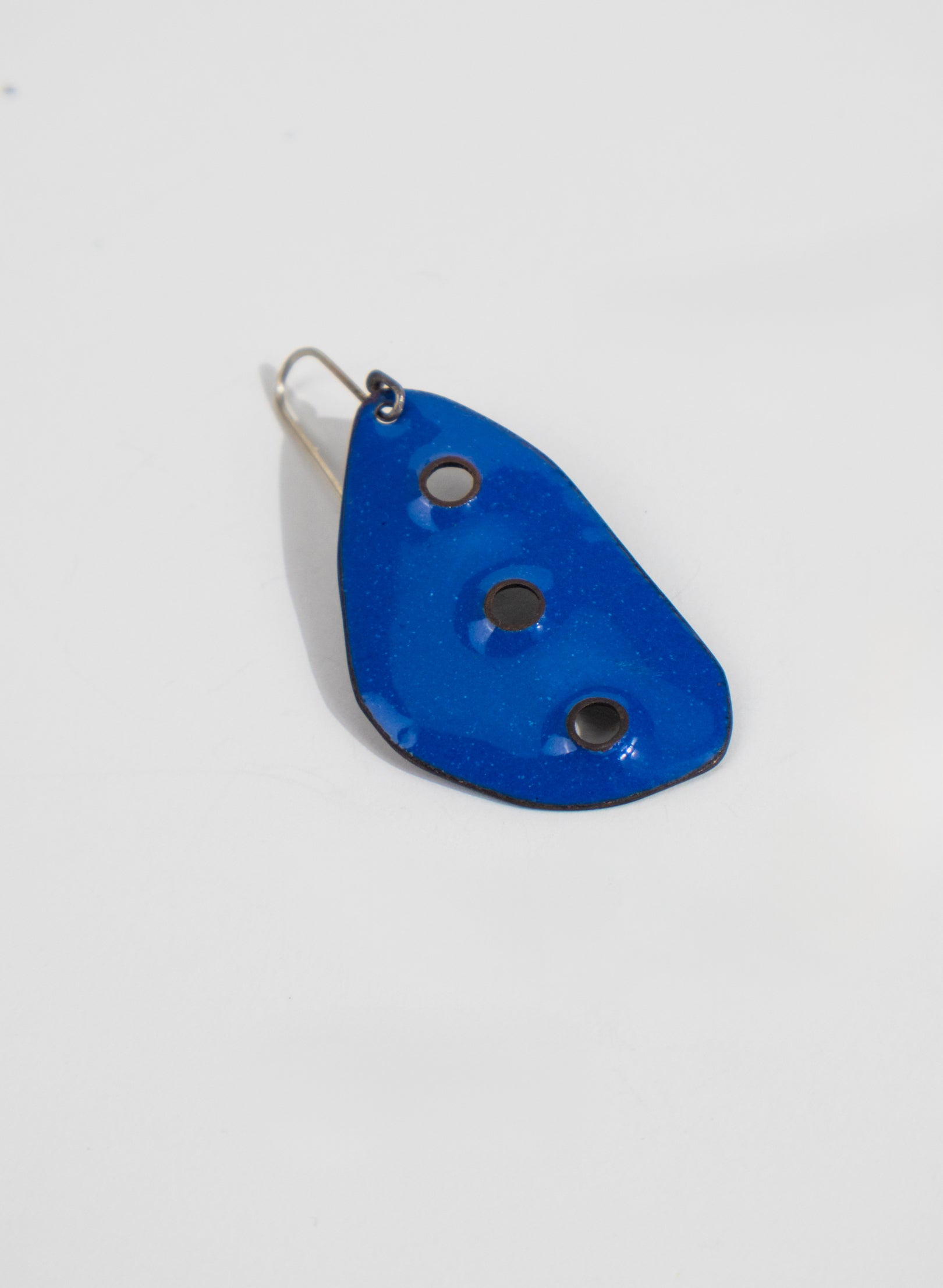 3 Hole Enamel Earrings