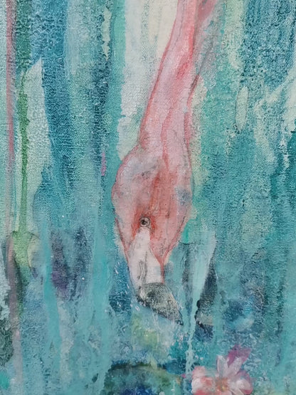 FLAMINGO - Original Painting