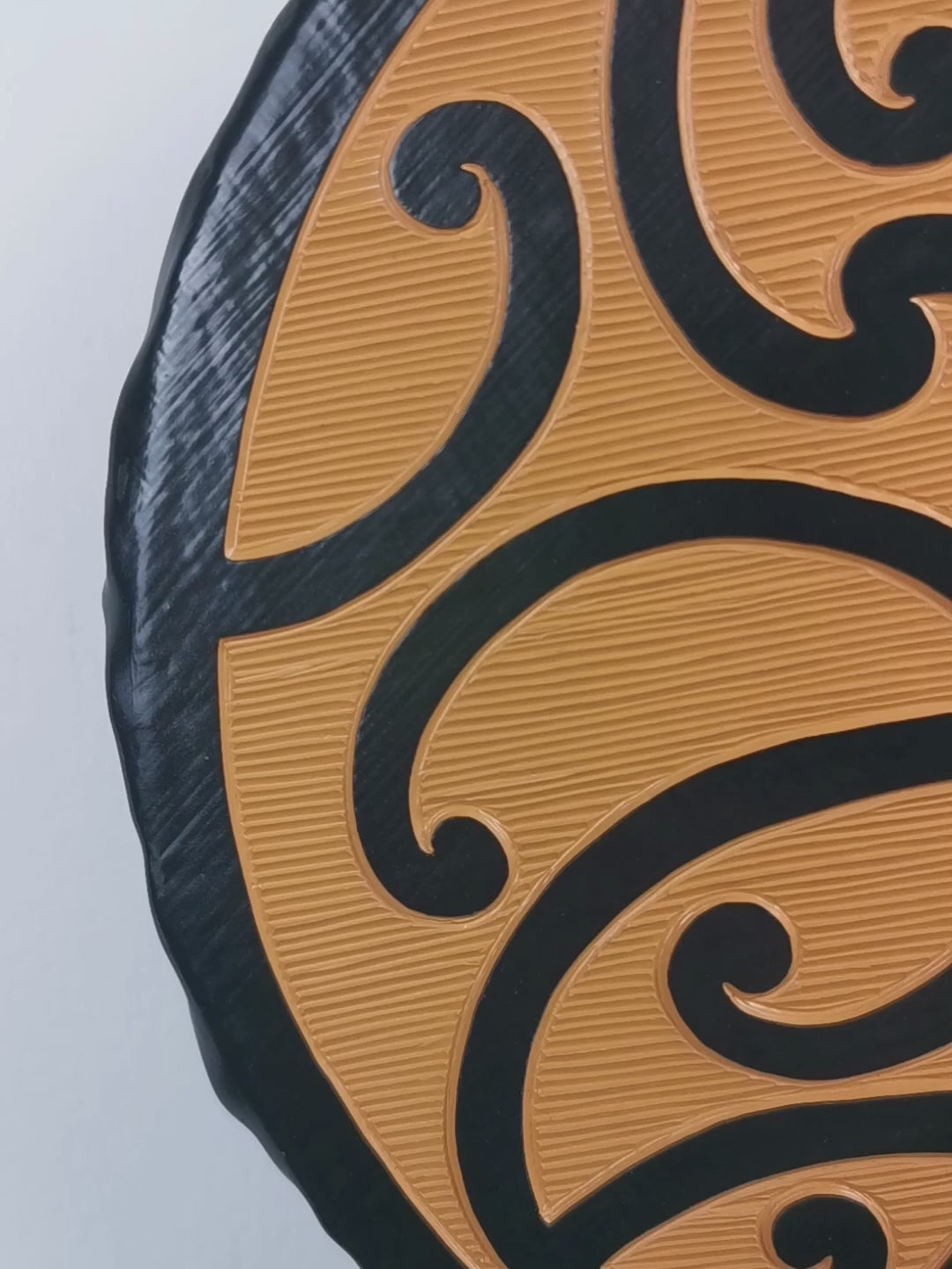 Ruaumoko - Original Carved Painting