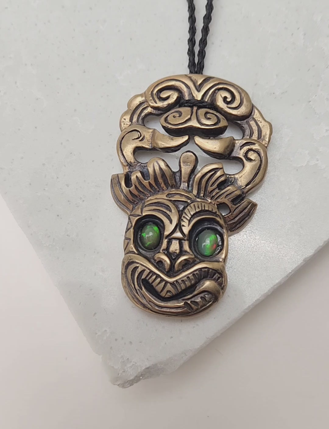 Bronze Opal Eye Hei Tiki