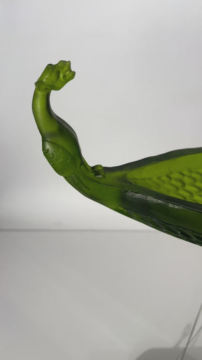 Olive Green Waka with Celtic Dogs