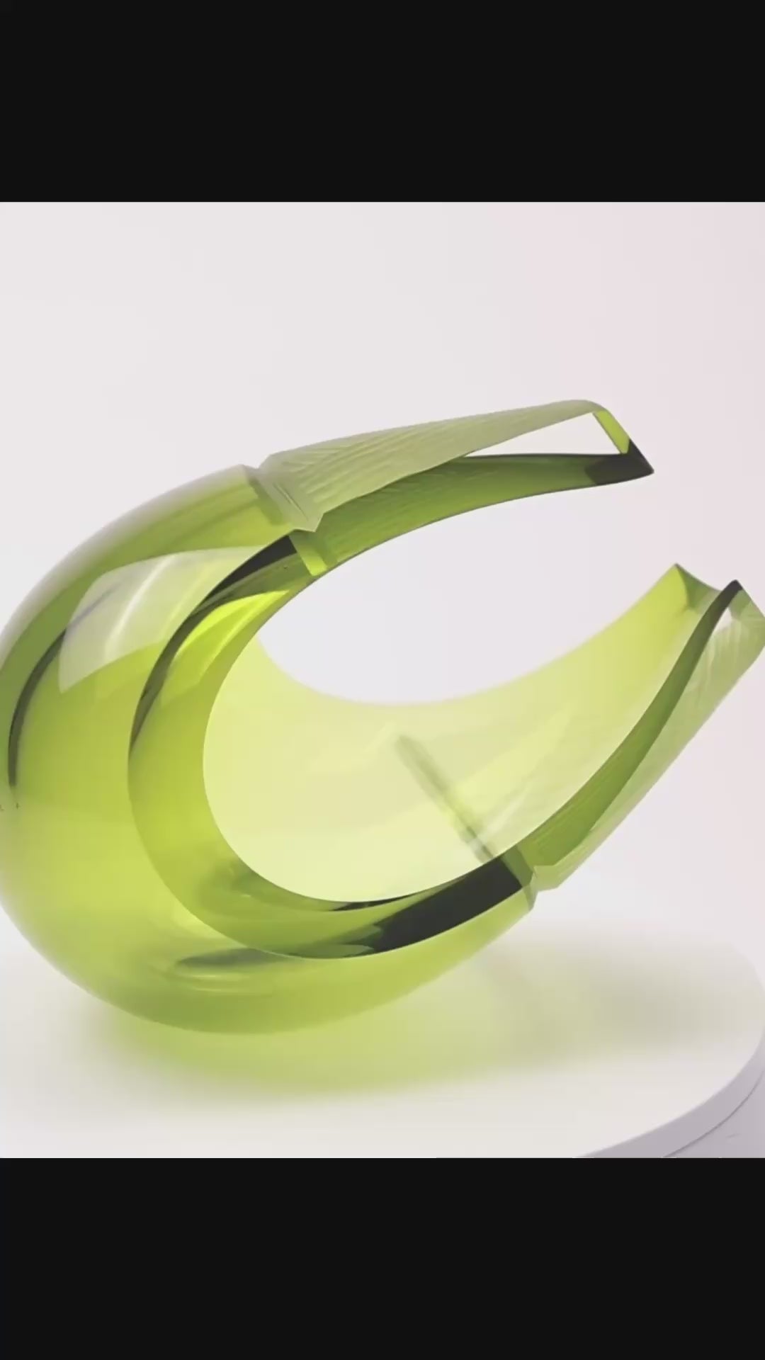 Lime Green Grace Sculpture