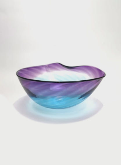Feather Bowl - Beach Sunset