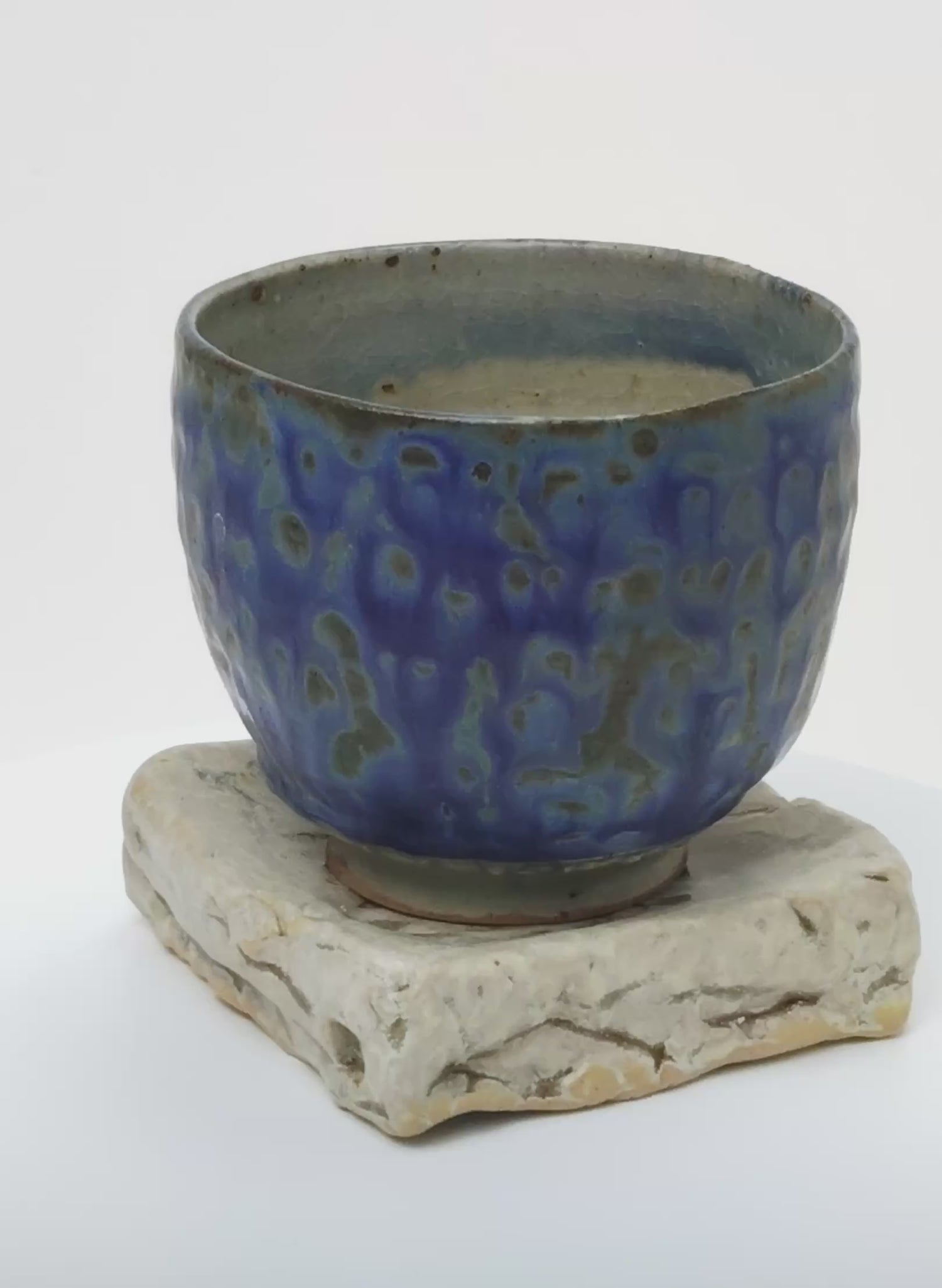 Ceramic Cup on Pedestal 