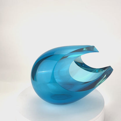 Copper Blue Grace Sculpture