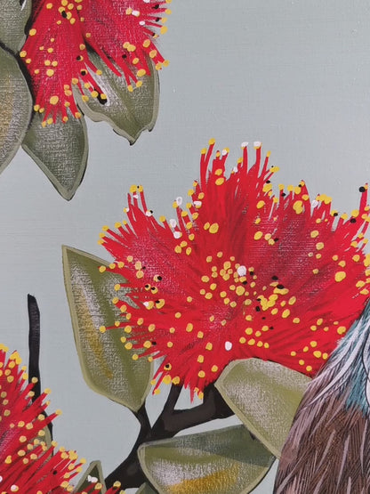 Festive Tui - Original Painting