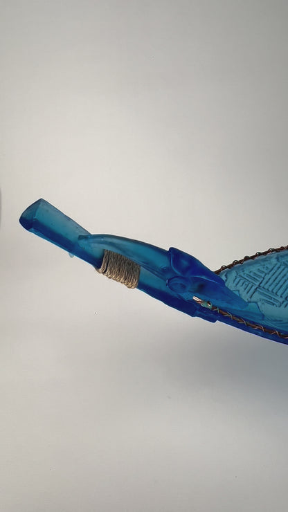 Blue Manaia Canoe