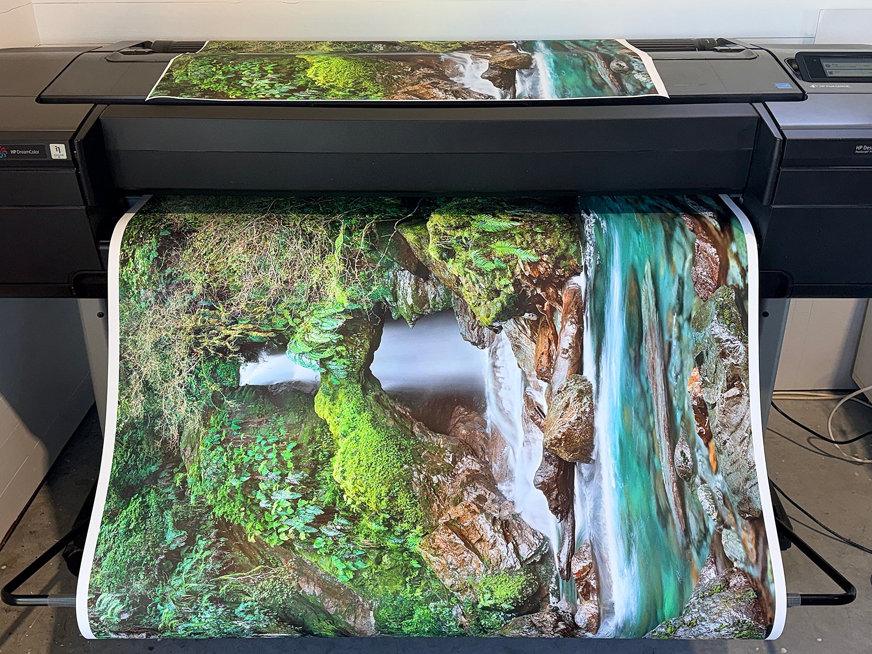 Emerald Eden - Stretched Canvas Triptych
