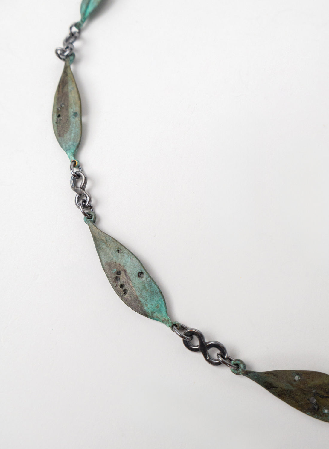 Pohutukawa Leaf Bronze Necklace