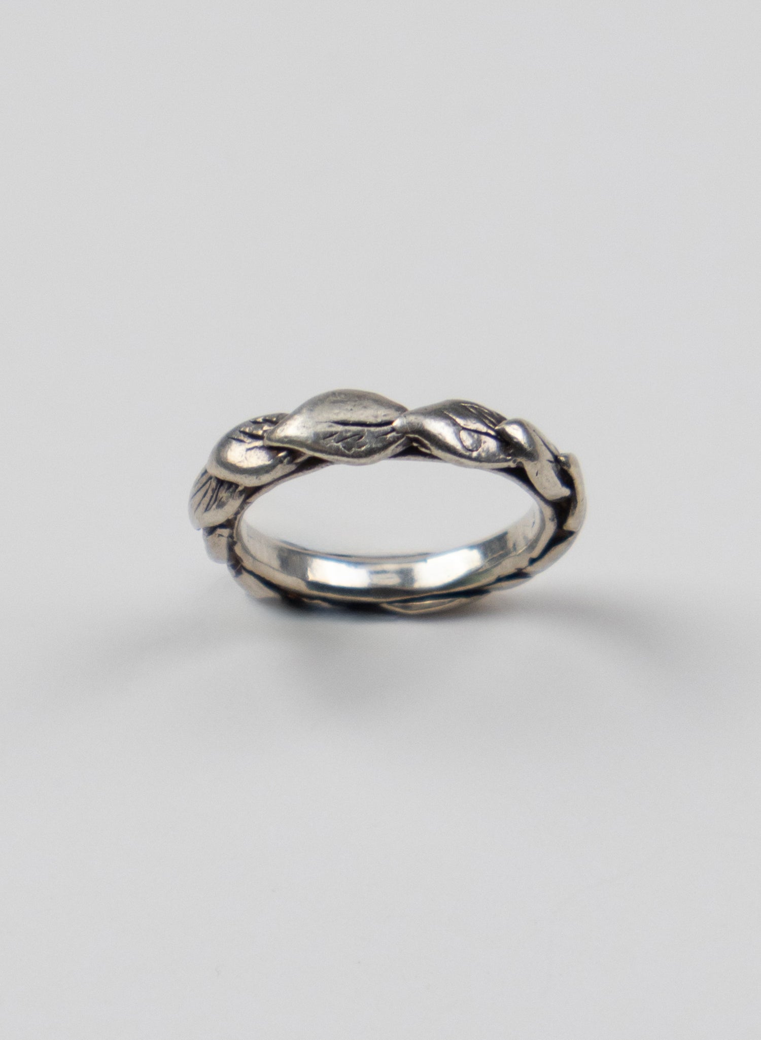 Reveal Leaf Stack Ring - Sterling Silver