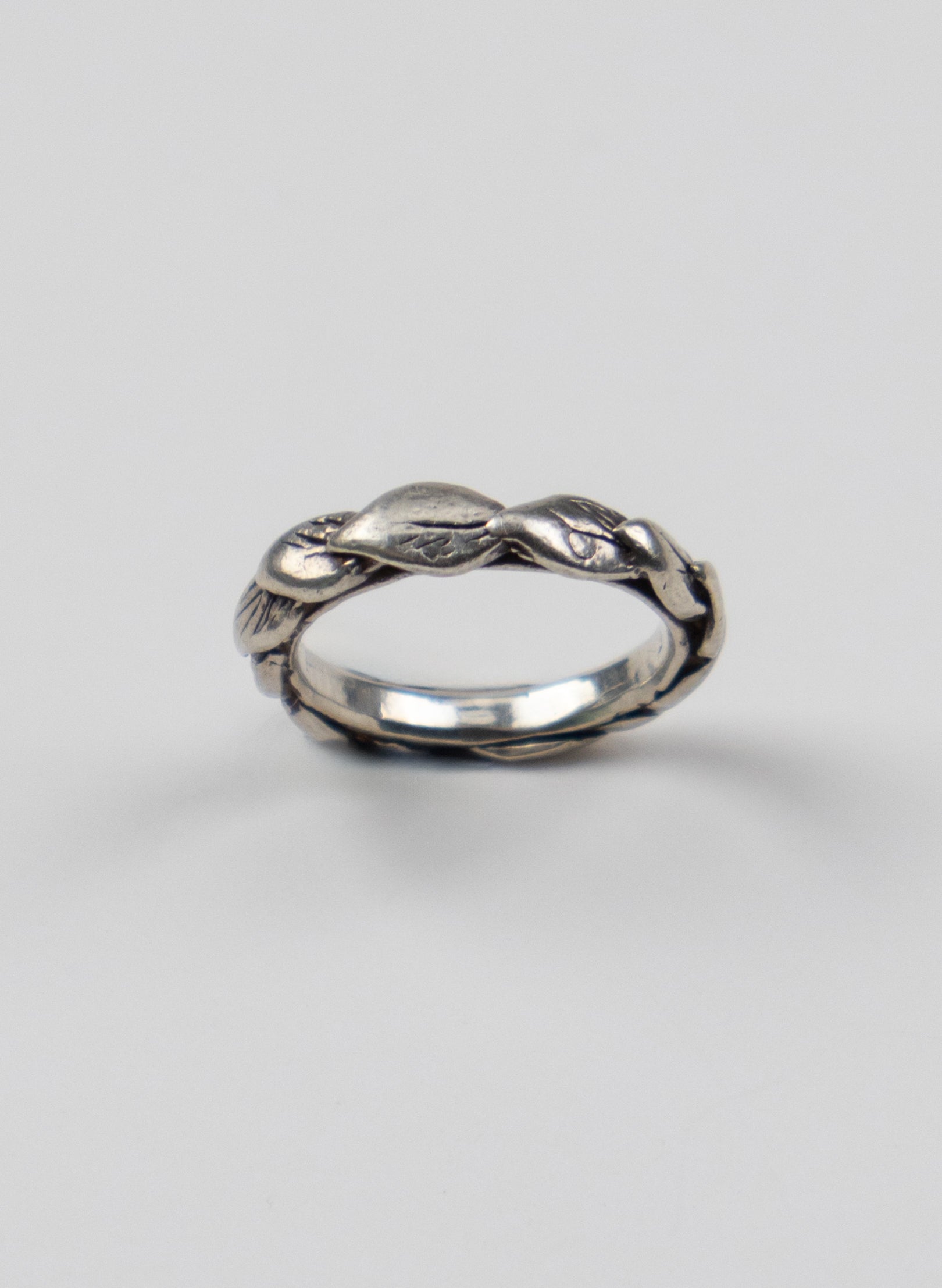 Reveal Leaf Stack Ring - Sterling Silver