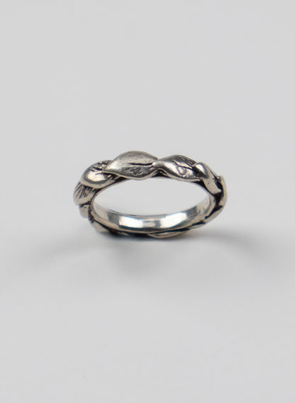 Reveal Leaf Stack Ring - Sterling Silver